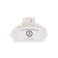 Open Hair Clip | Tiny | Coconut White