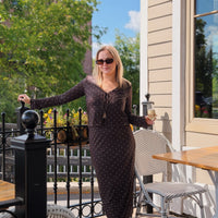 Eda Polka Dot Mesh Skirt