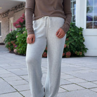 Maddie Wide Leg Pant: Ash