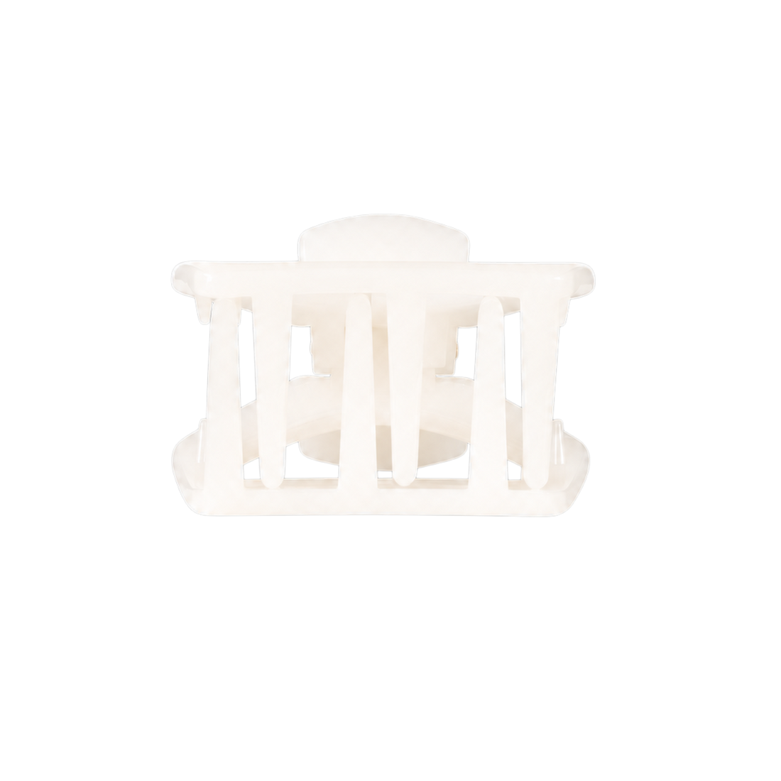 Open | Coconut White | Petite Claw Clip