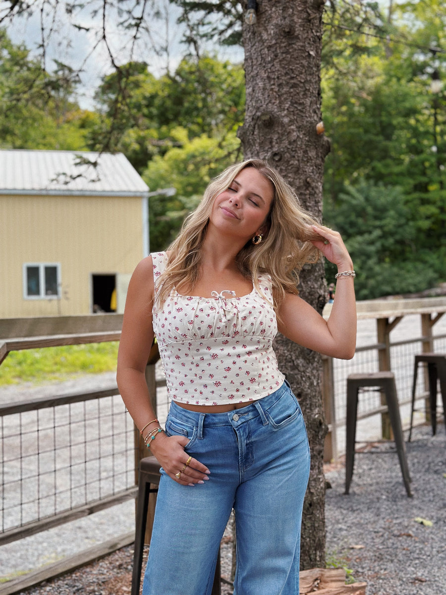 Ellie Floral Tank