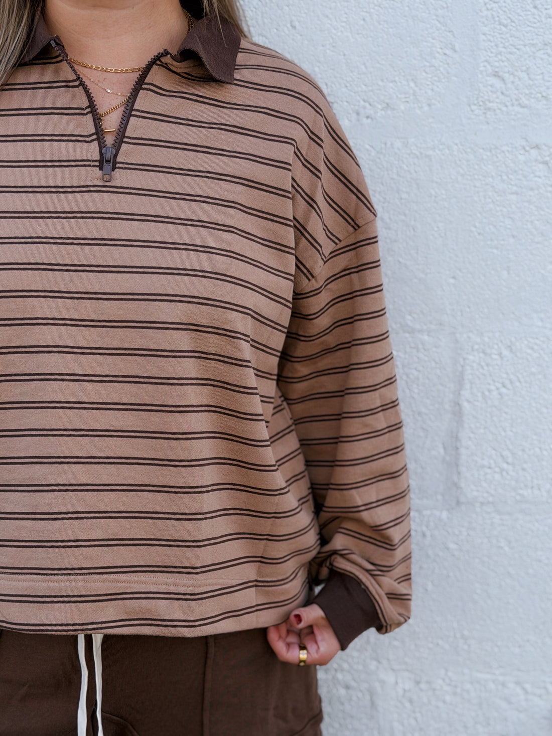 Jovie Striped Polo Shirt