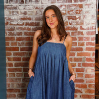 Jessica Denim Babydoll Dress
