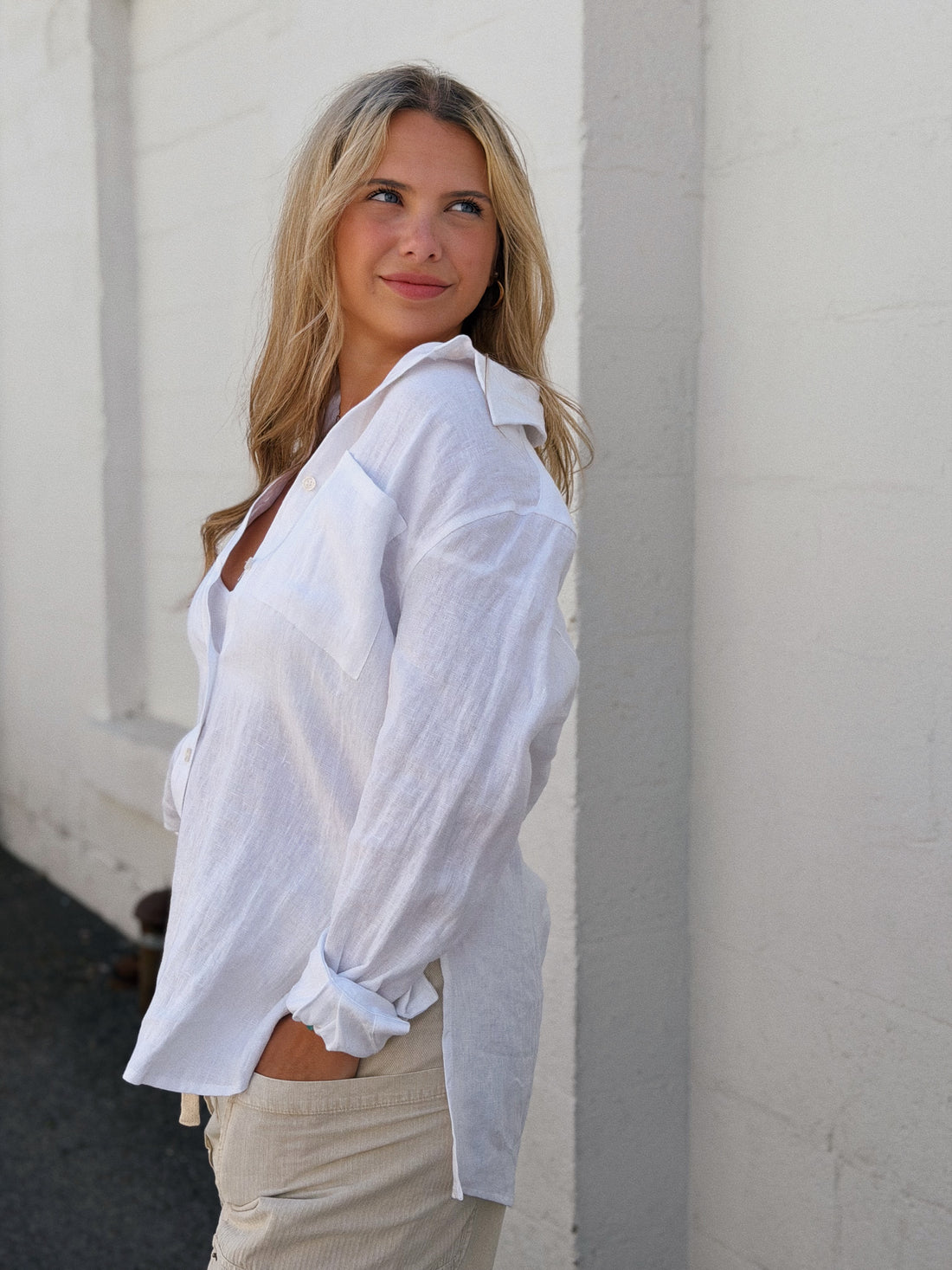 Lorelai Linen Button Down