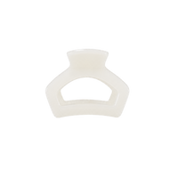 Open | Coconut White | Petite Claw Clip