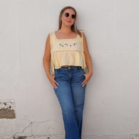 Charlotte High Rise Wide Leg: Artisan
