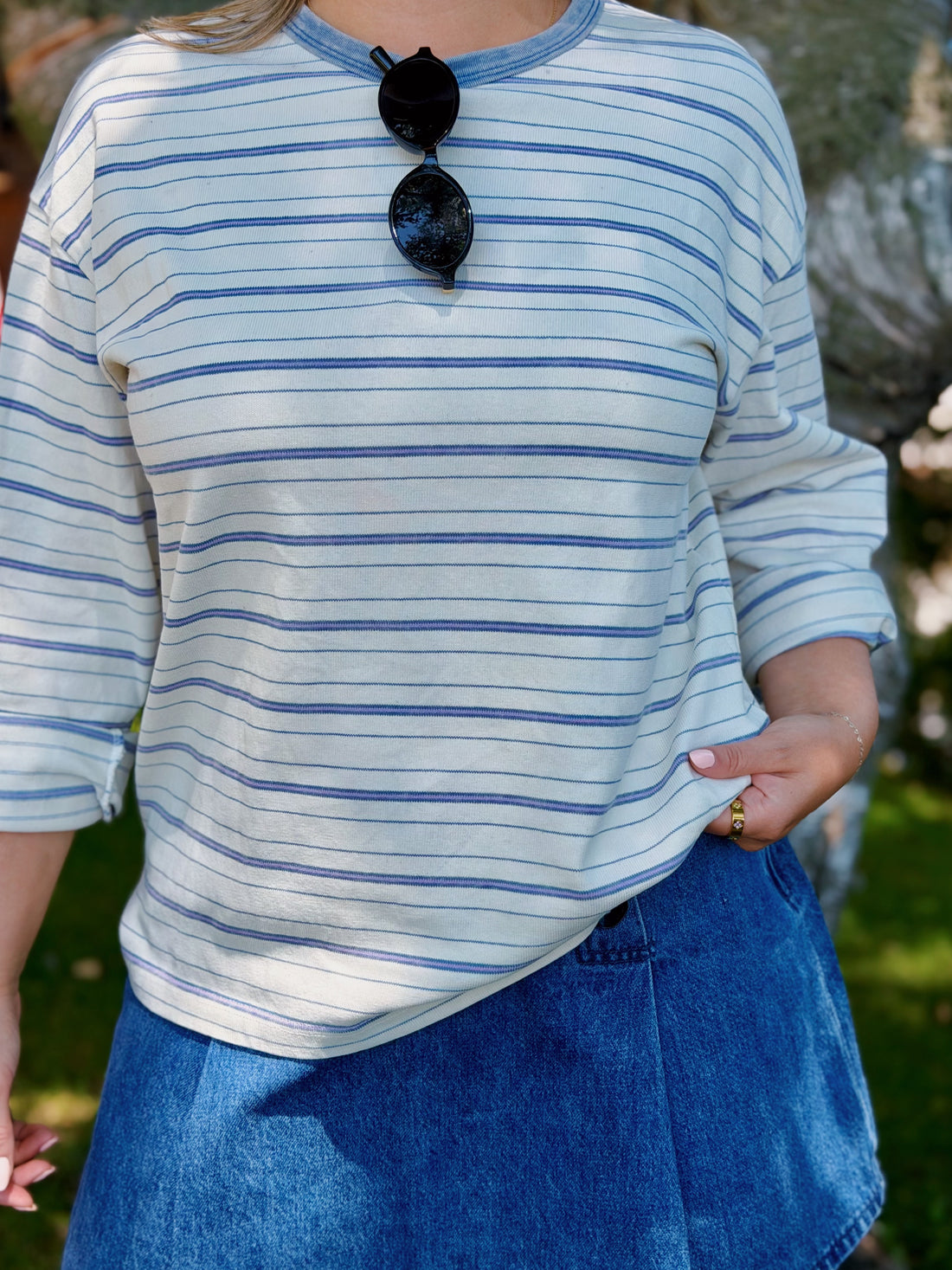 Striped Long Sleeve Tee