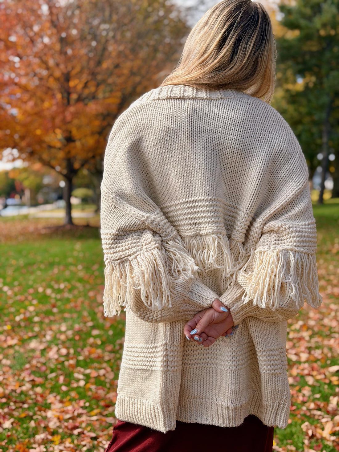 Willow Fringe Open Cardigan