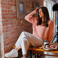 Meg High Rise Fab Ab Long: Optic White