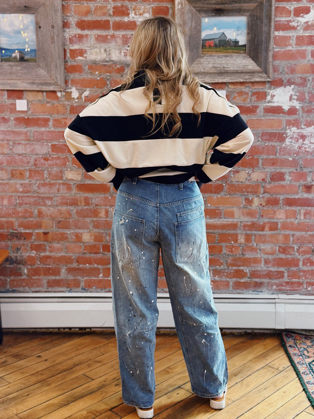 Bethany Painted Denim