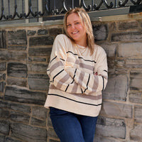 Cirrus Stripe Sweater