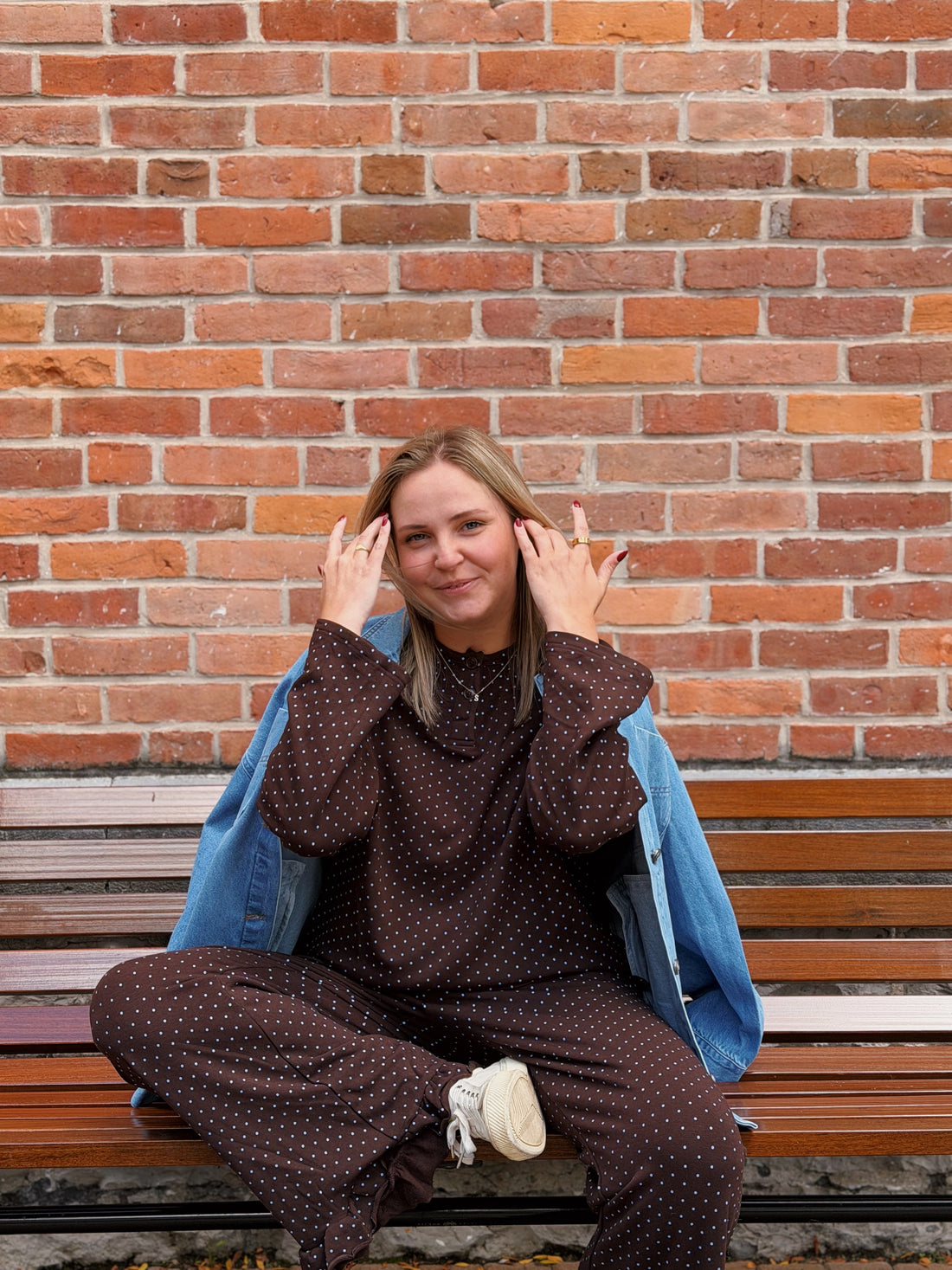 Elio Polka Dot Henley