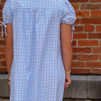 Ditsy Check Mini Dress