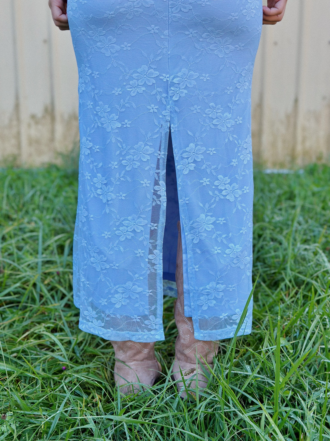 Floral Lace Maxi Dress