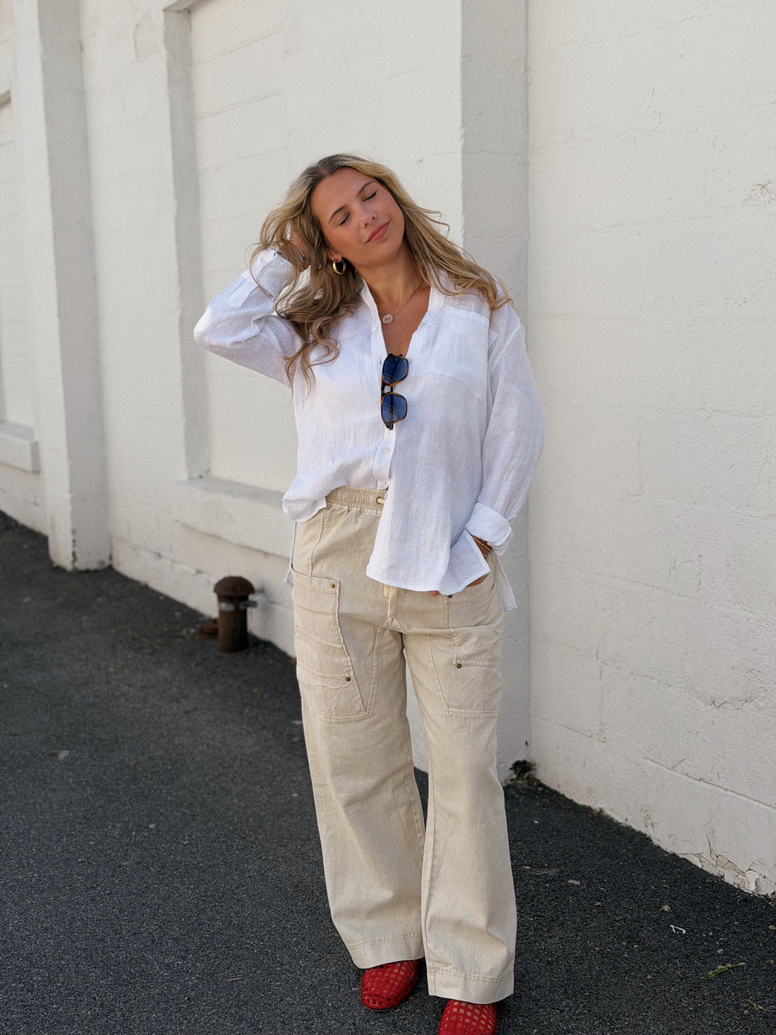 Lorelai Linen Button Down