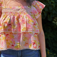 Cottage Rose Top