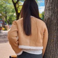 Ahead of Curve Shearling Jacket