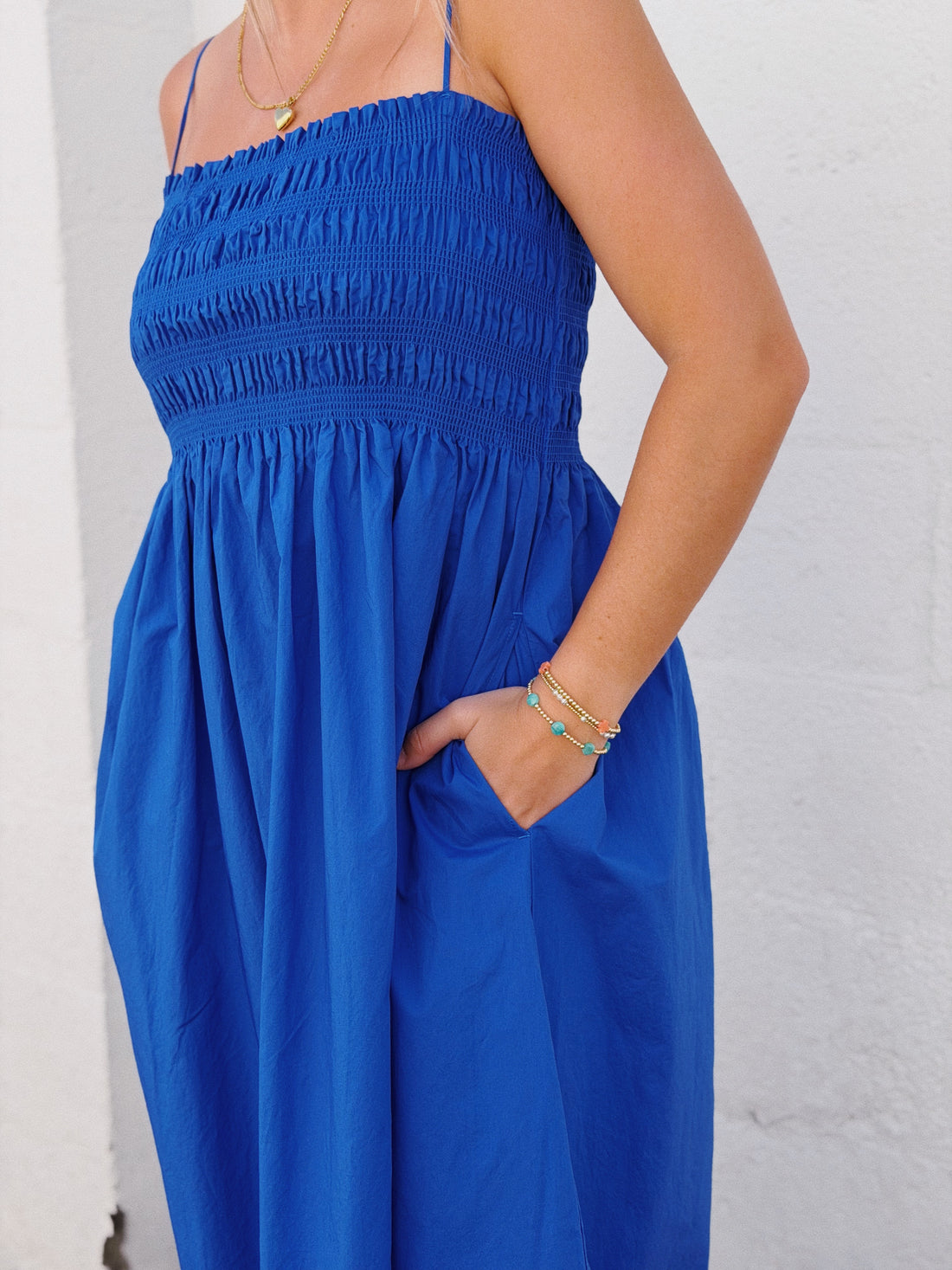 Cornelia Poplin Midi Dress