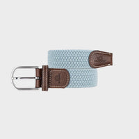 Cloud Blue Elastic Braided Belt