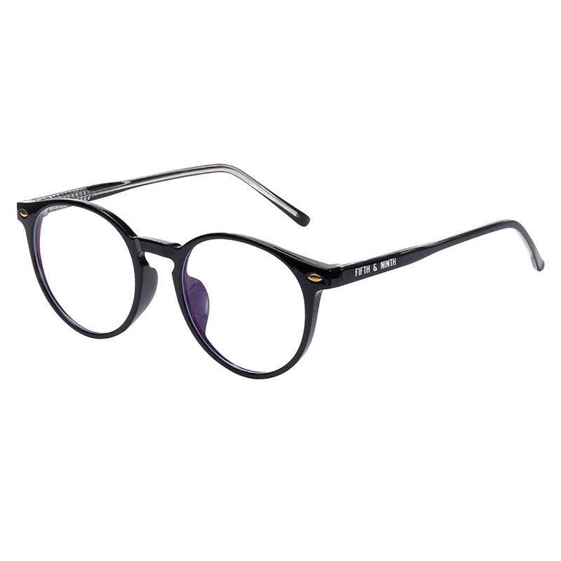 Chandler Blue Light Glasses: Black