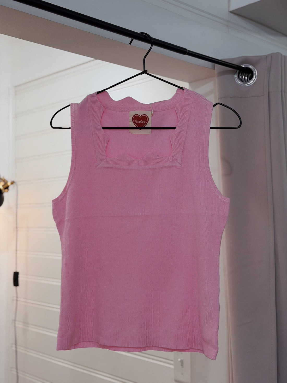 Sweet Elegance Ribbed Tank