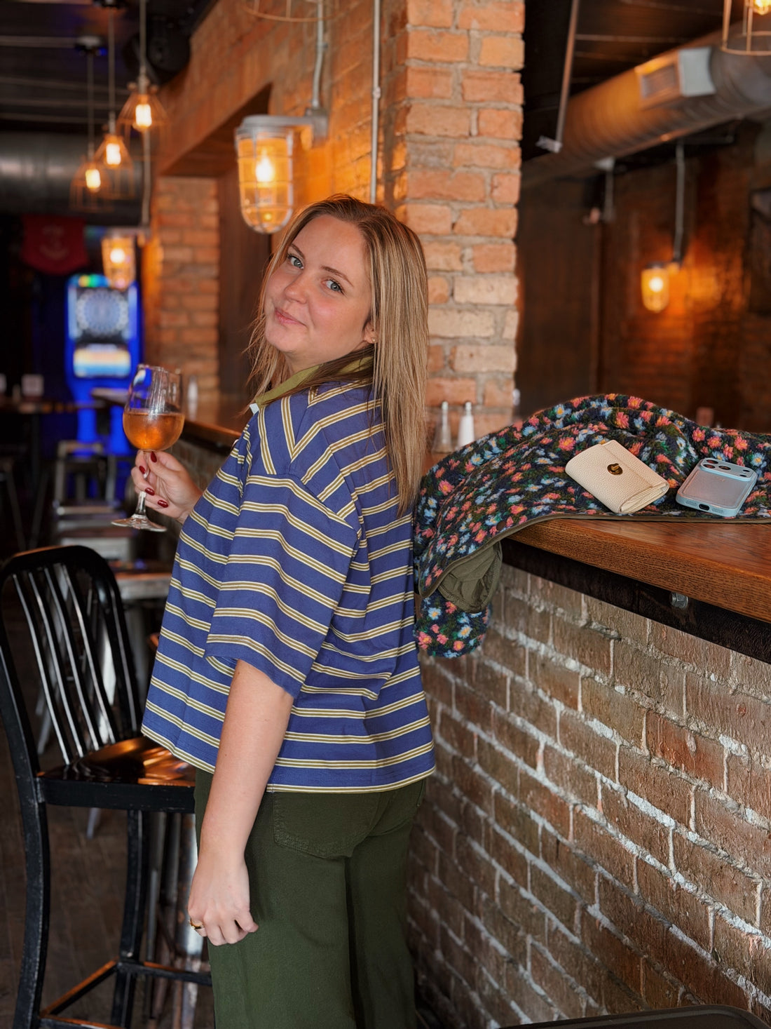 Wren Striped Polo Shirt
