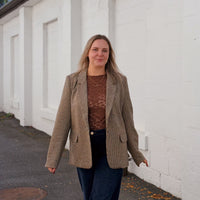 Evan Houndstooth Blazer