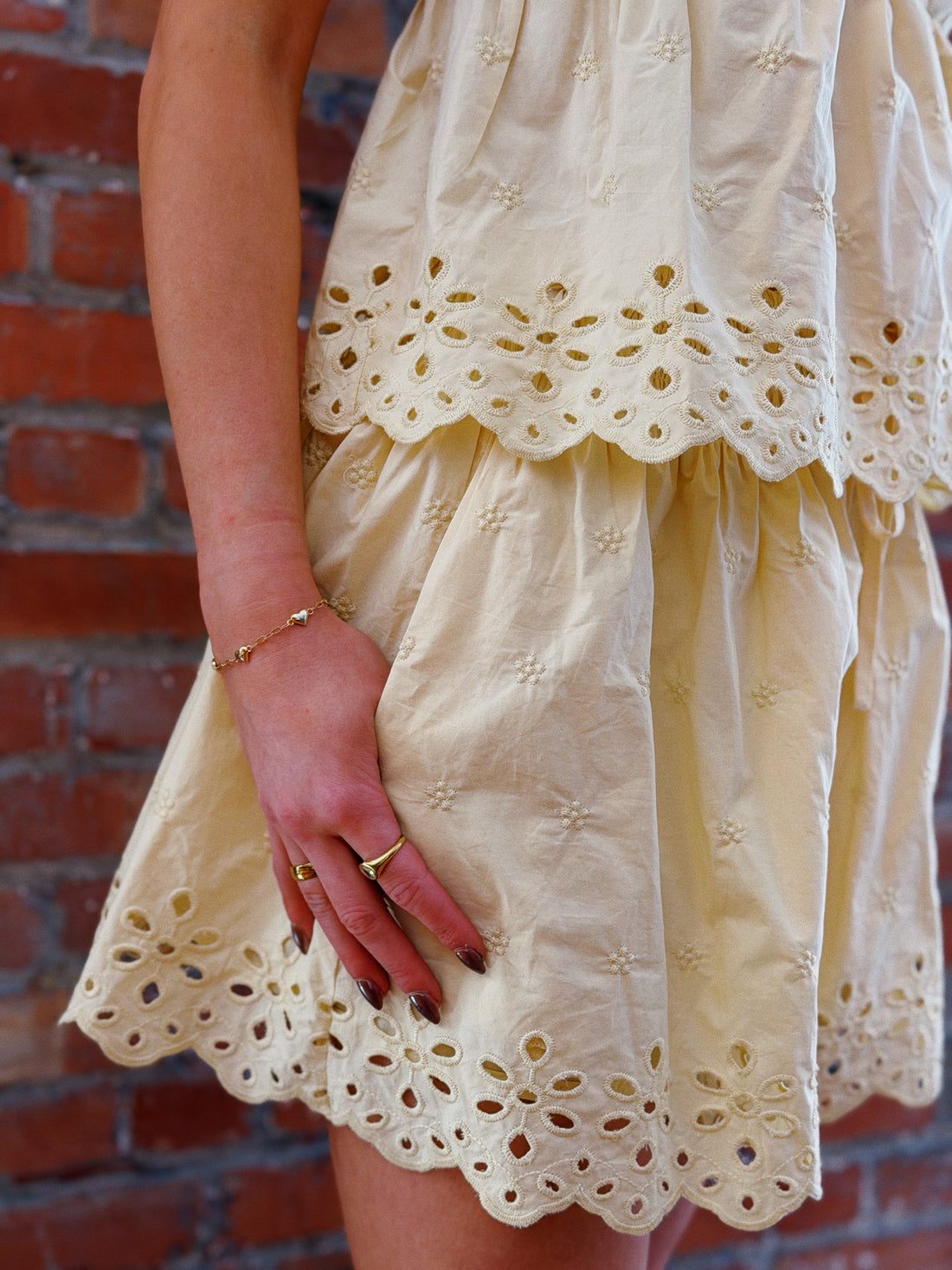 Emily Eyelet Skort