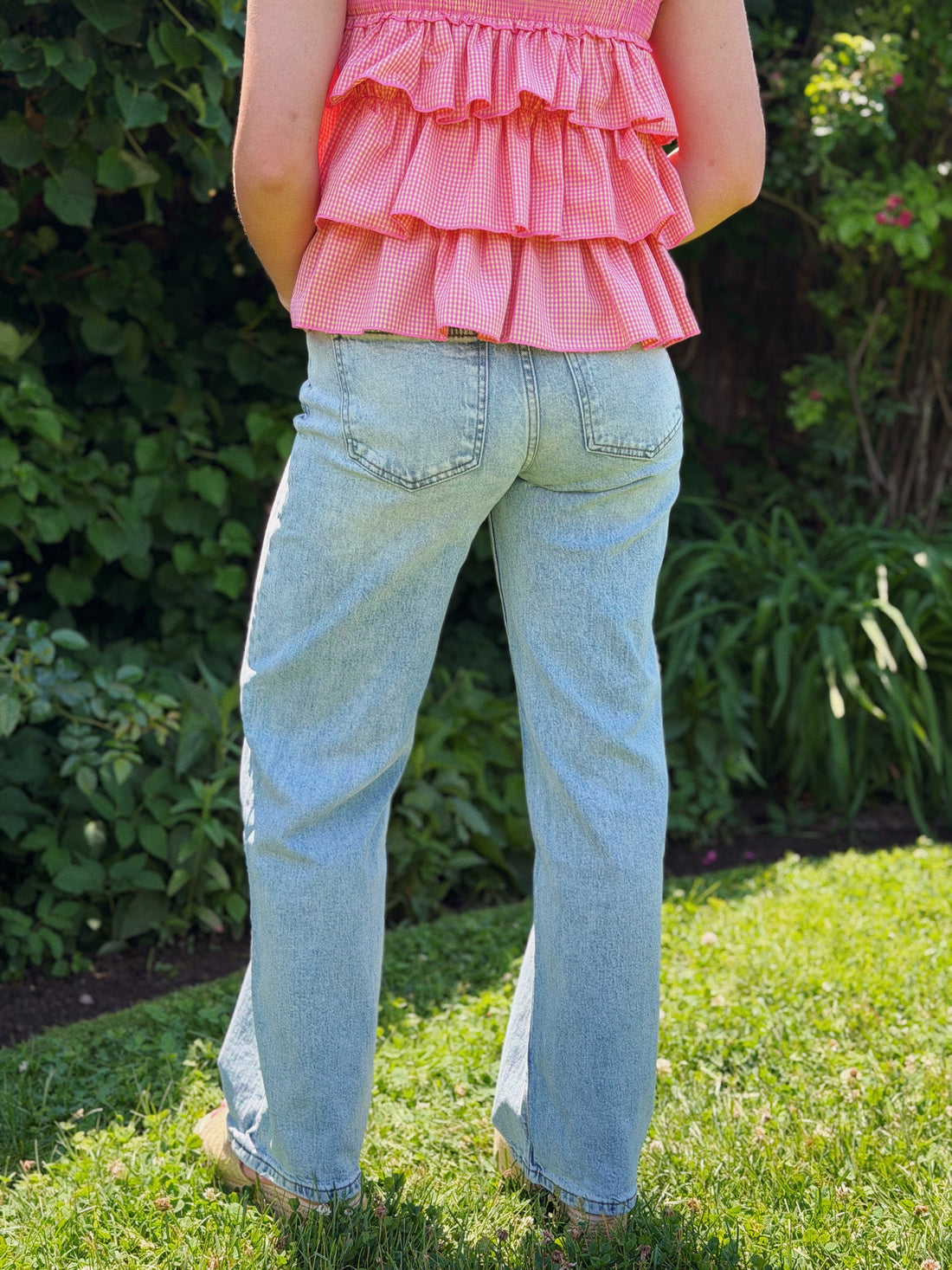Selena Baggy Low Rise Straight: Enthusiastic