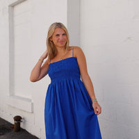 Cornelia Poplin Midi Dress