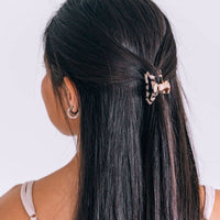 Open Hair Clip | Tiny | Blonde Tortoise