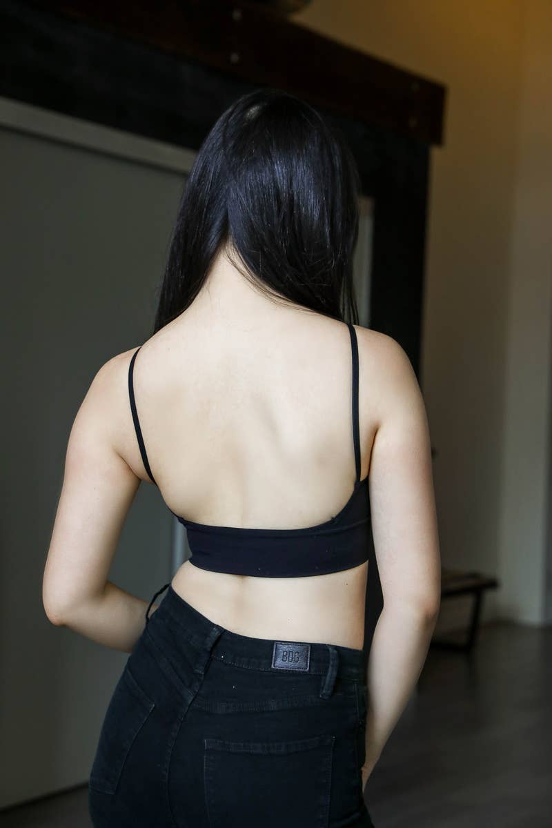Bestselling!! Low Back Basic Seamless Bralette