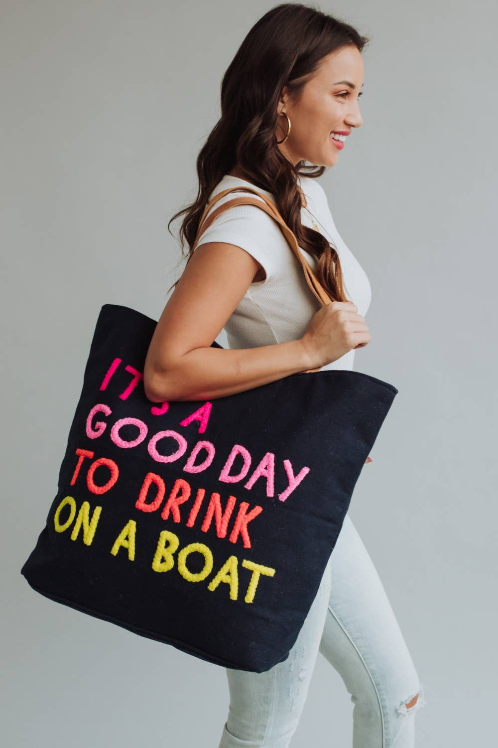 Drink On A Boat Tote