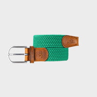 Elastic Braided Belt Golf Green