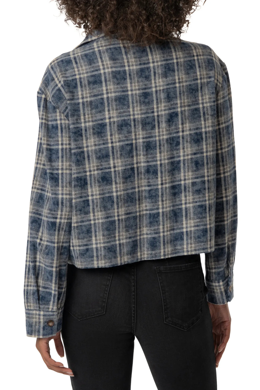 Mira Plaid Top