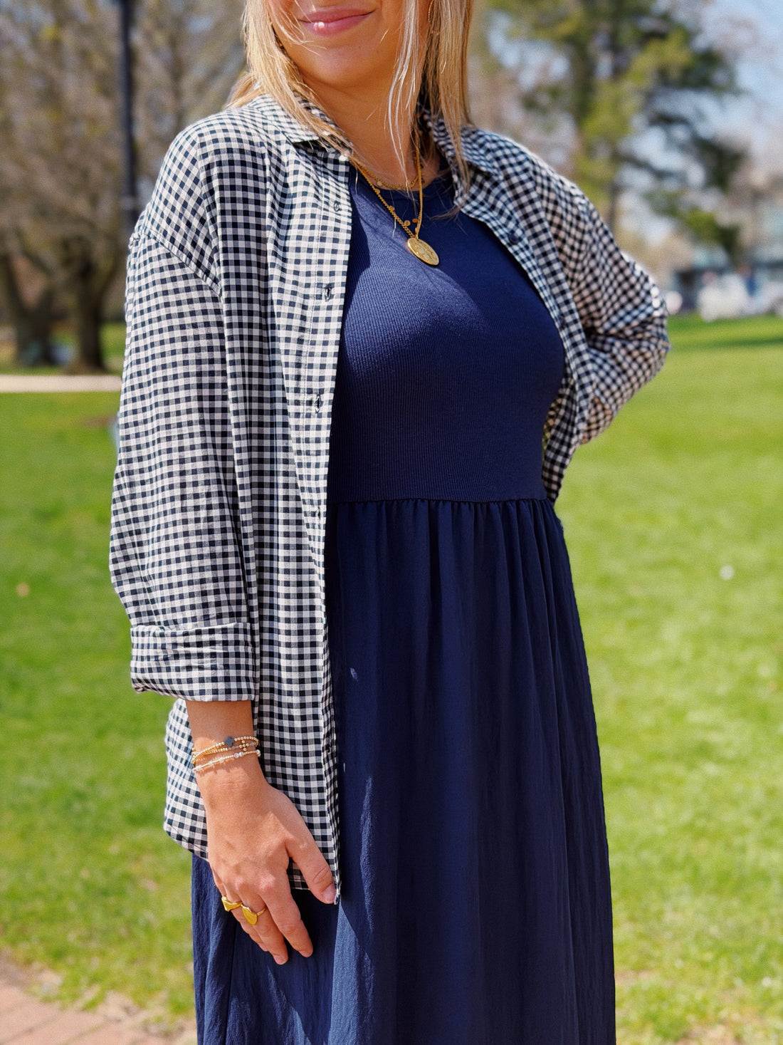 Seaport Gingham Button Up