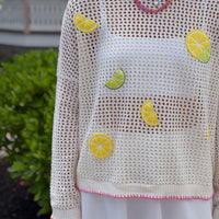Citrus Mesh Sweater