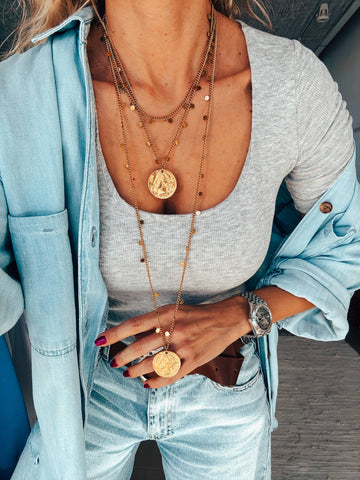 Ancient Coin Necklace