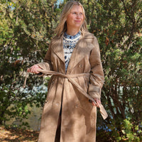 Dorian Suede Trench