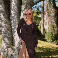 Amara Polka Dot Mesh Top
