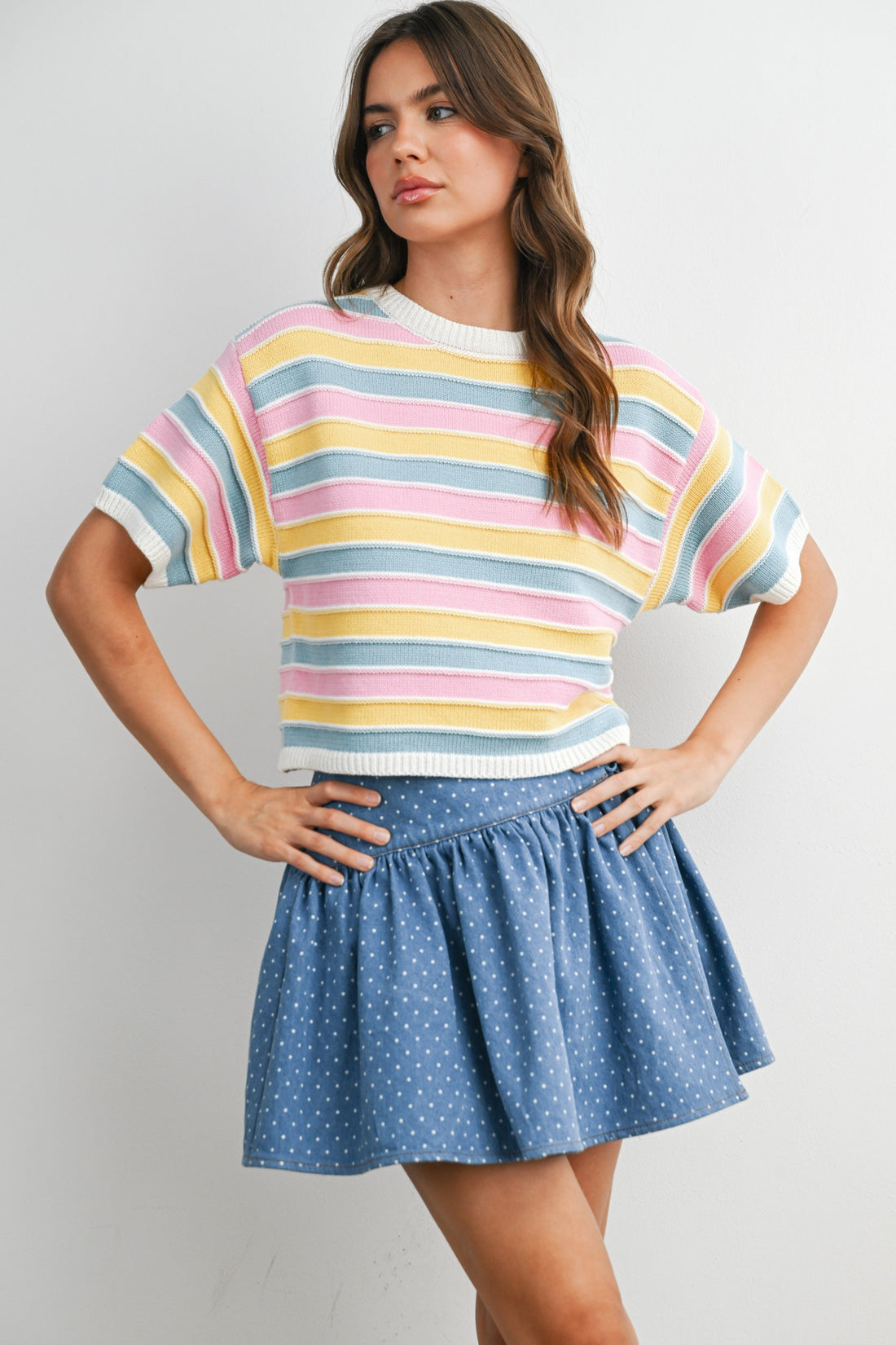 Bubblegum Knit Top