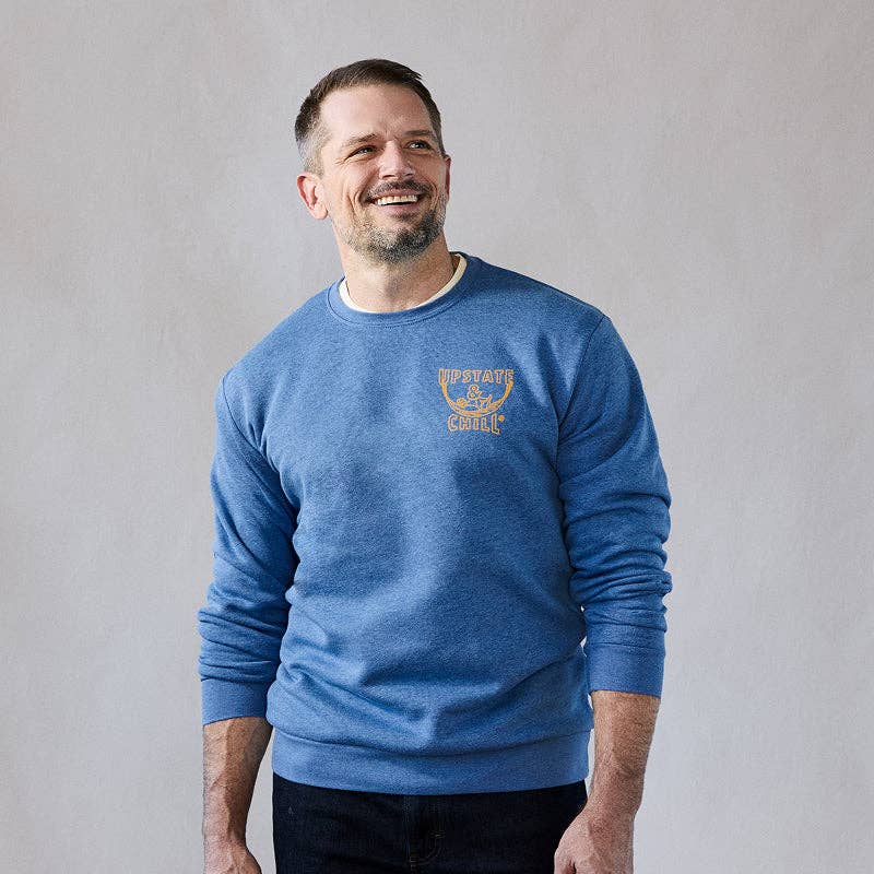 Hammock Crewneck - Heather Bay Blue