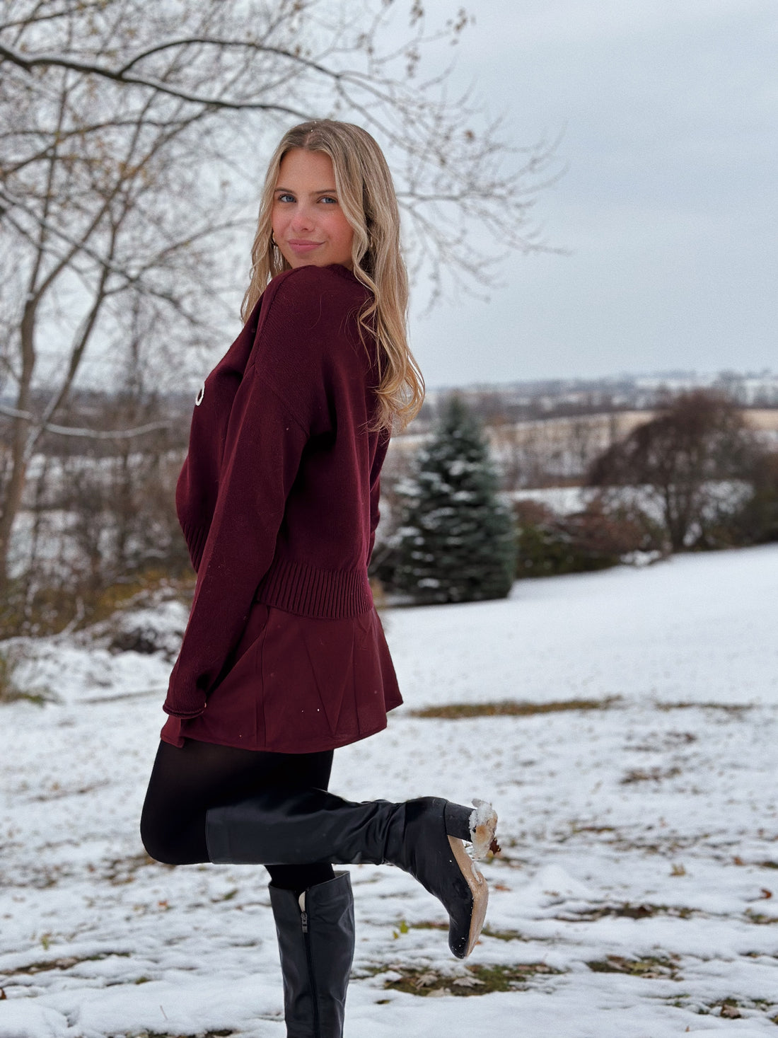 Chablis Satin Mini Skirt