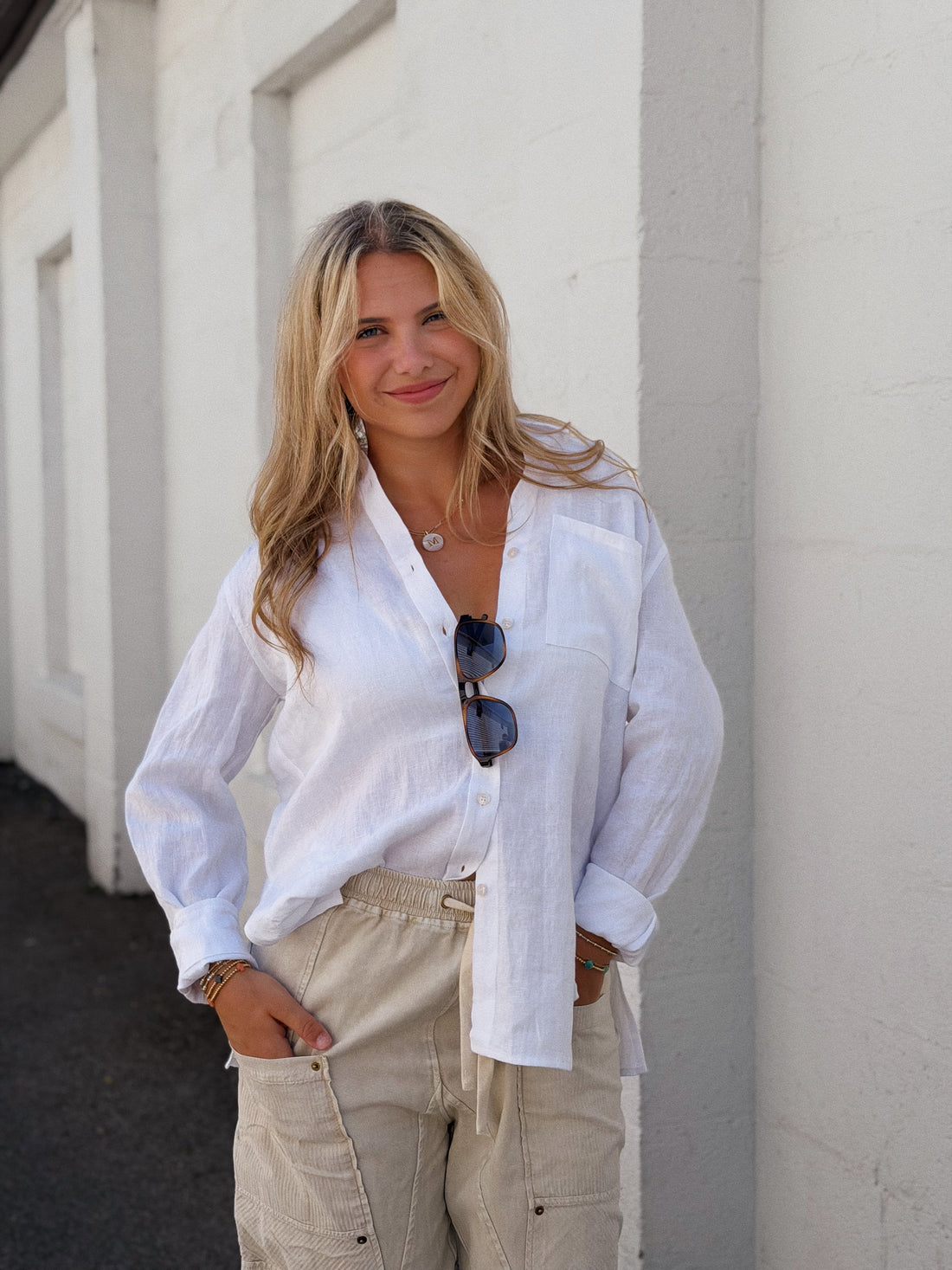 Lorelai Linen Button Down