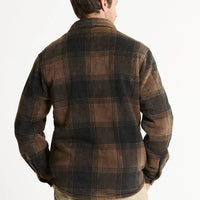 Sherpa Bonded Plaid Overshirt