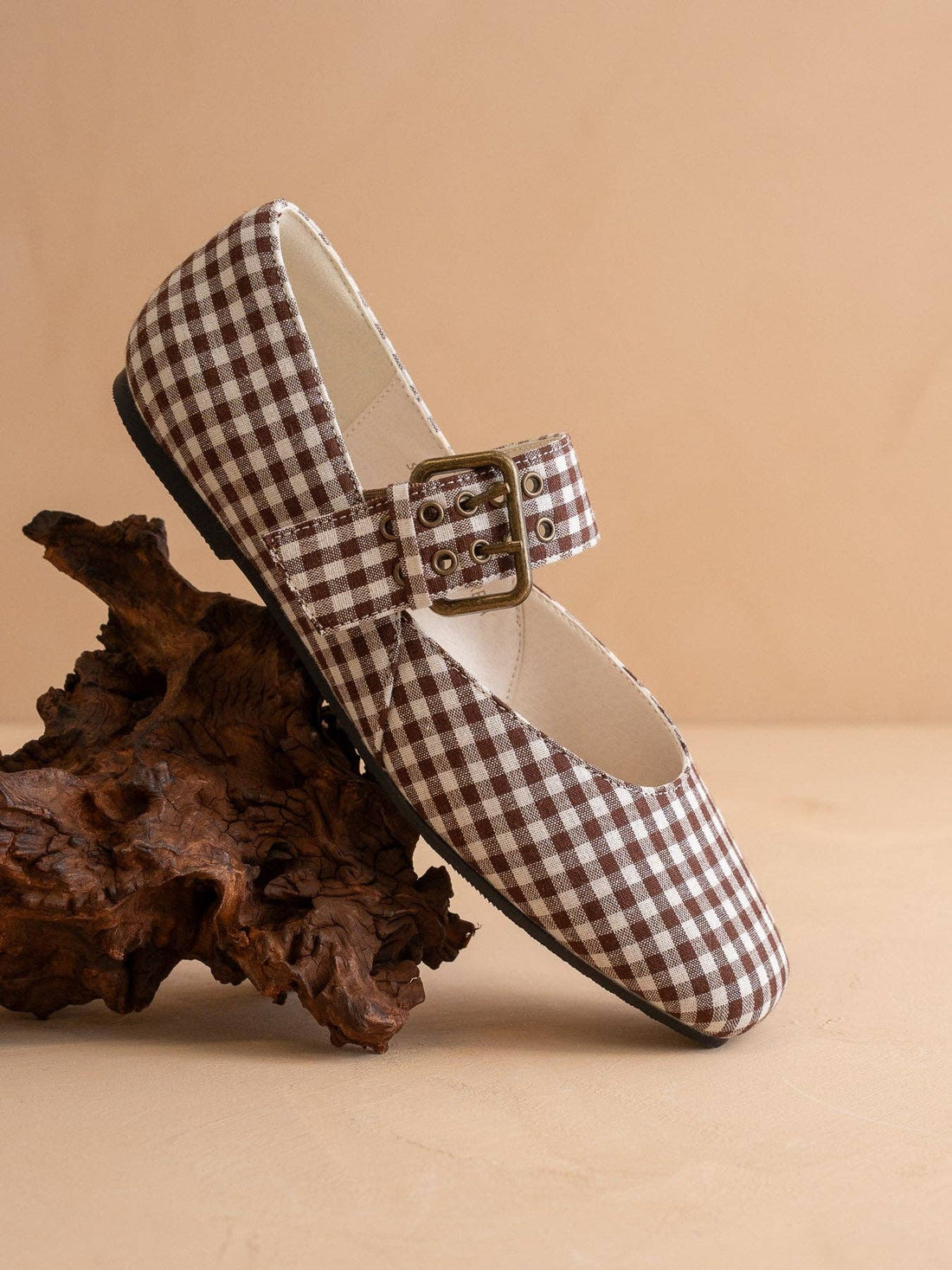 The Soho Gingham Ballet Flat