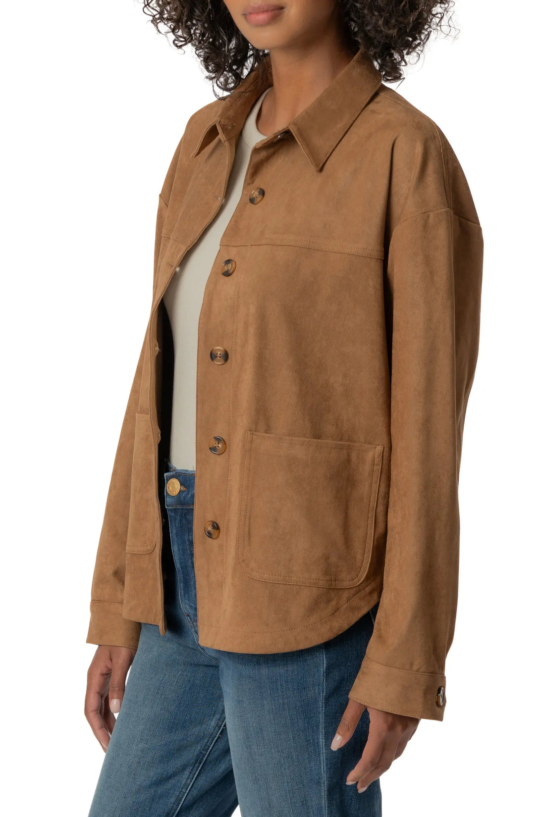 Ellie Faux Suede Jacket
