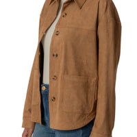 Ellie Faux Suede Jacket
