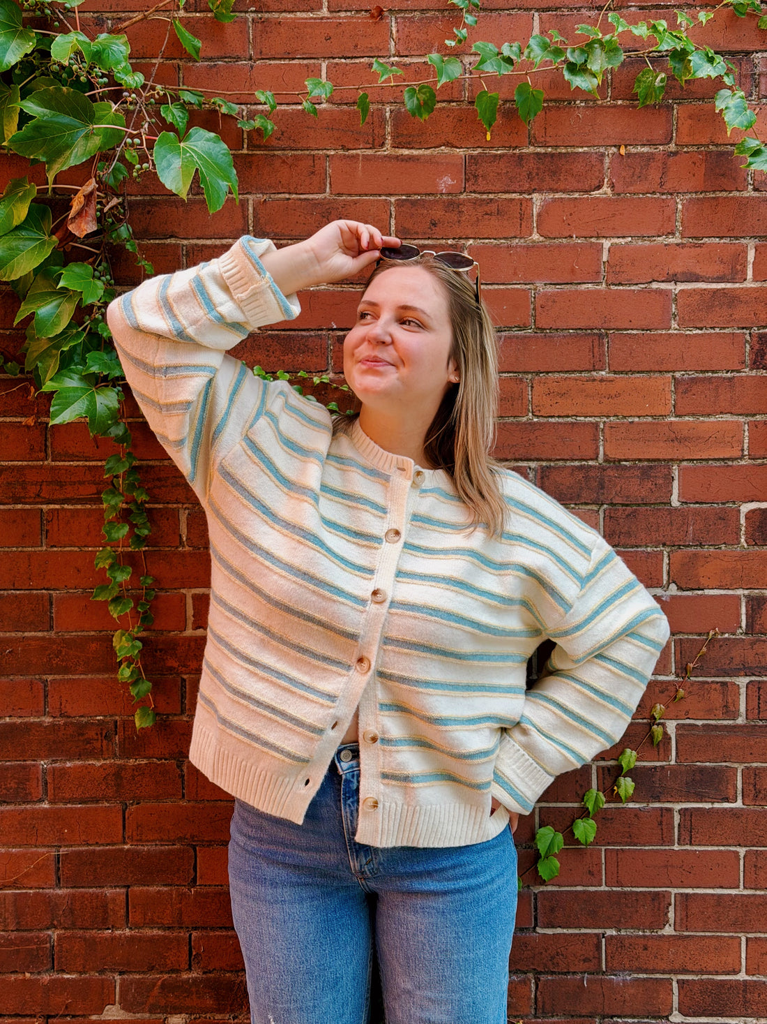 Bellamy Striped Cozy Cardigan