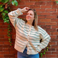 Bellamy Striped Cozy Cardigan